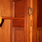 5a.Interior.detail showing hinge, mortise & tenon, door jamb