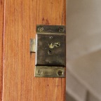 5d.Interior brass lock detail